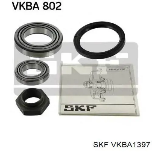 Комплект підшипник маточини передньої SKF VKBA1397 ціна, від 39.69 USD