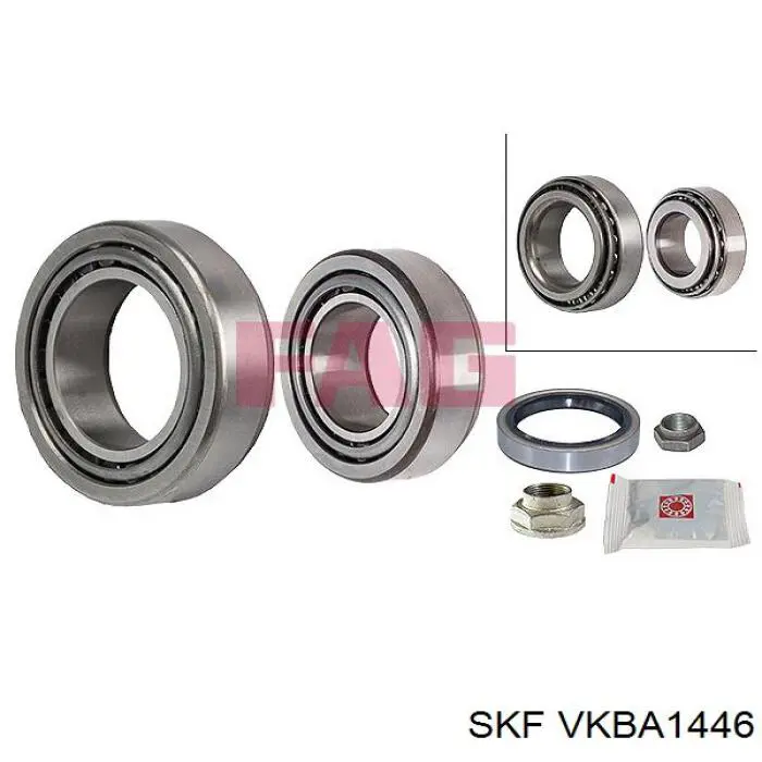 Підшипник задньої ступиці VKBA1446 SKF