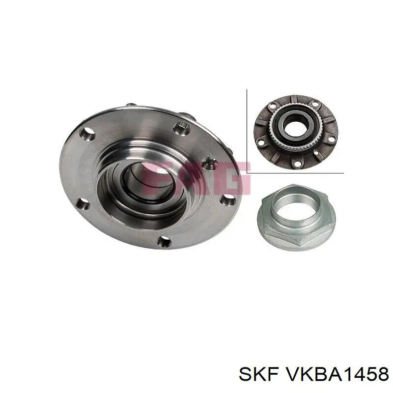 VKBA1458 SKF Маточина (передня)