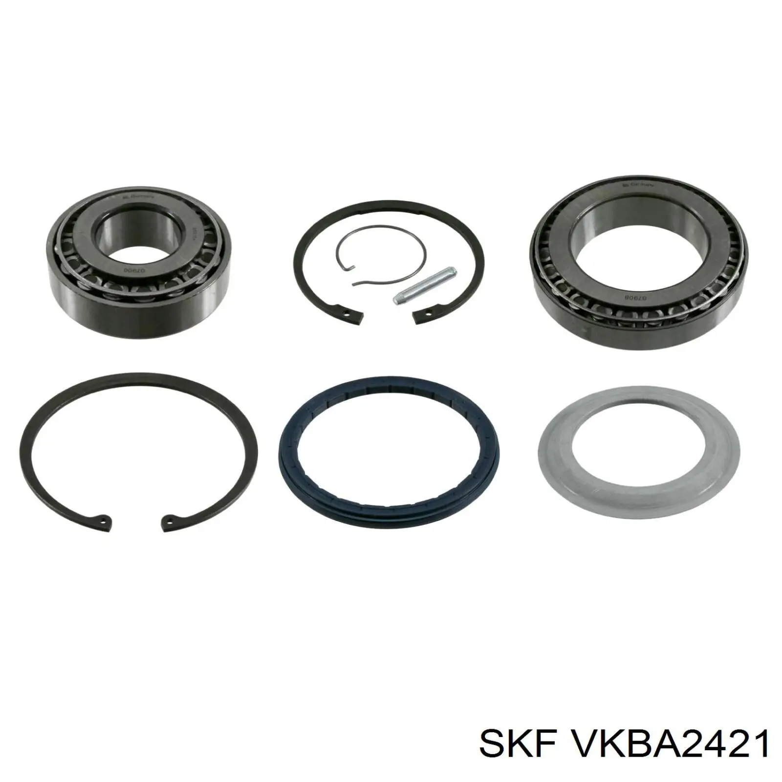 Комплект підшипник маточини передньої SKF VKBA2421 ціна, від 116.58 USD