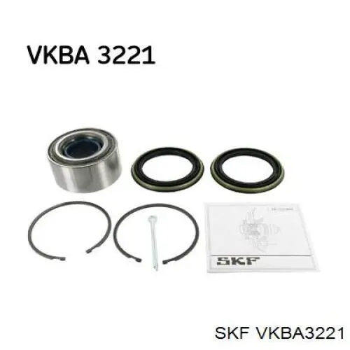 Комплект підшипник маточини передньої SKF VKBA3221 ціна, від 11.29 USD