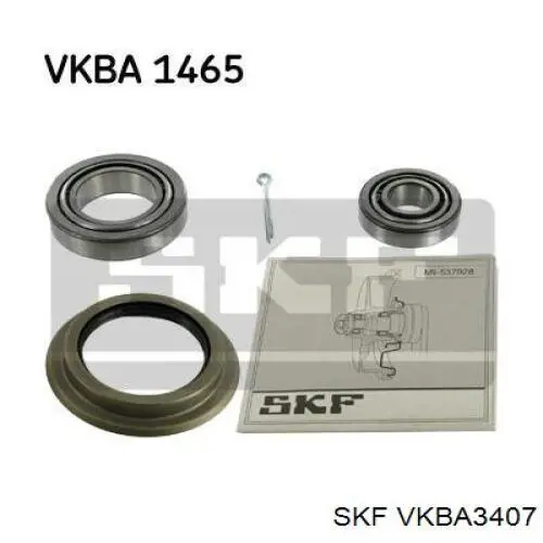 Підшипник маточини задньої SKF VKBA3407 ціна, від 13.04 USD