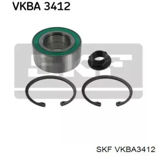 Купити VKBA3412 SKF Підшипник ступиці передньої