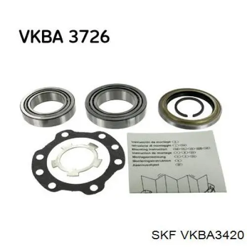 VKBA3420 SKF підшипник маточини передньої/задньої