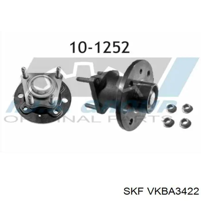 Купити VKBA3422 SKF Підшипник ступиці колеса
