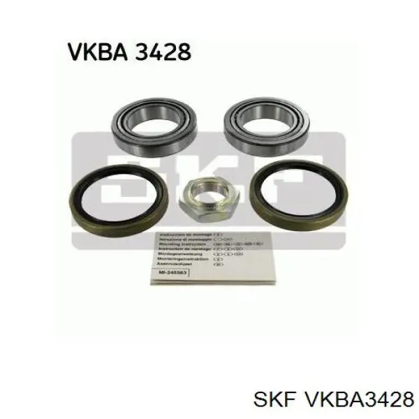 VKBA3428 SKF підшипник маточини передньої