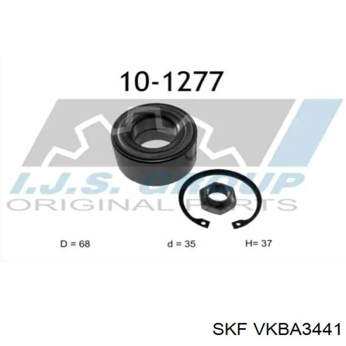 Комплект підшипник маточини передньої SKF VKBA3441 ціна, від 15.17 USD