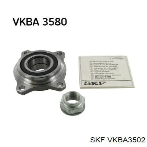 VKBA3502 SKF підшипник маточини передньої