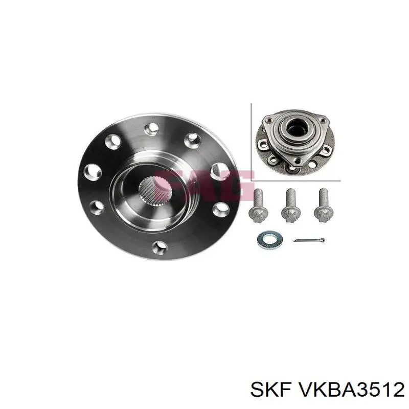 Передня маточина VKBA3512 SKF