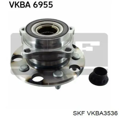 Підшипник маточини передньої/задньої VKBA3536 SKF