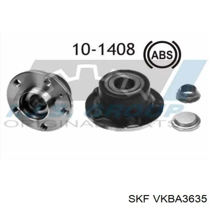 Маточини задніх коліс SKF VKBA3635 ціна, від 60.71 USD
