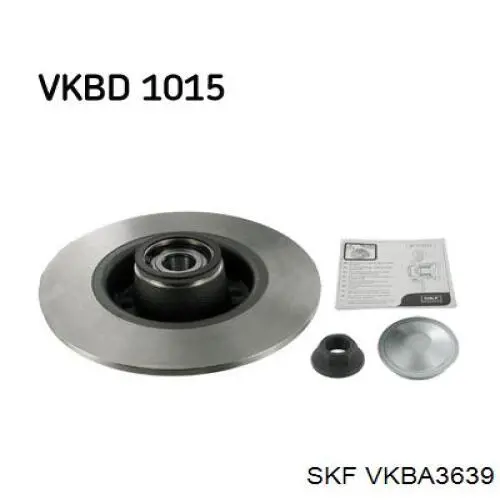 Купити VKBA3639 SKF Диск заднього гальма