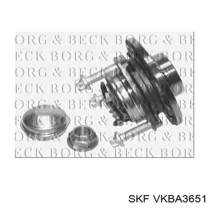 VKBA3651 SKF маточина передня