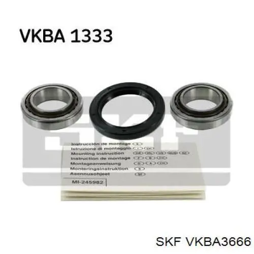 VKBA3666 SKF підшипник маточини задньої