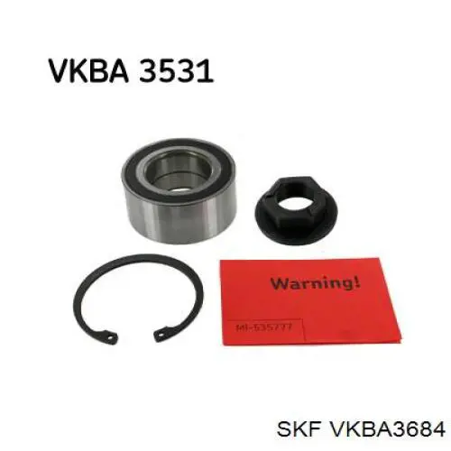 Підшипник ступиці VKBA3684 SKF