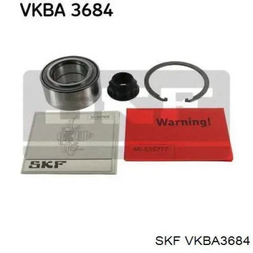 Комплект підшипник маточини передньої SKF VKBA3684 ціна, від 33.69 USD