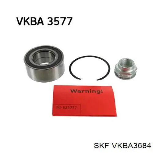 Купити VKBA3684 SKF Підшипник ступиці передньої