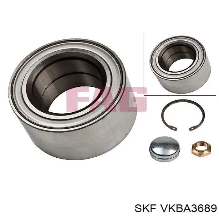 Купити VKBA3689 SKF Підшипник ступиці передньої