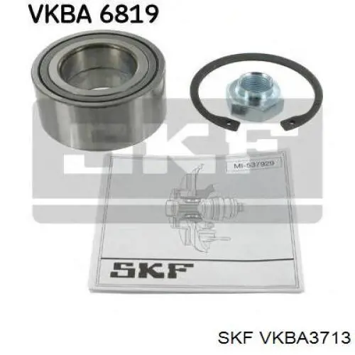 VKBA3713 SKF підшипник маточини задньої