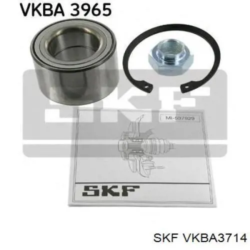 Комплект підшипник маточини передньої SKF VKBA3714 ціна, від 15.24 USD