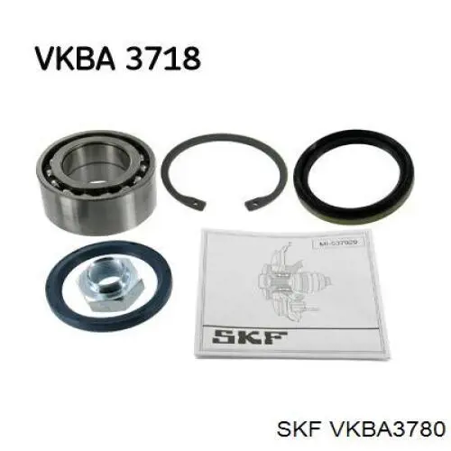 VKBA3780 SKF підшипник маточини передньої