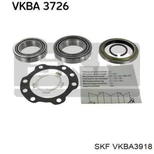 Підшипник ступиці передній, внутрішній VKBA3918 SKF