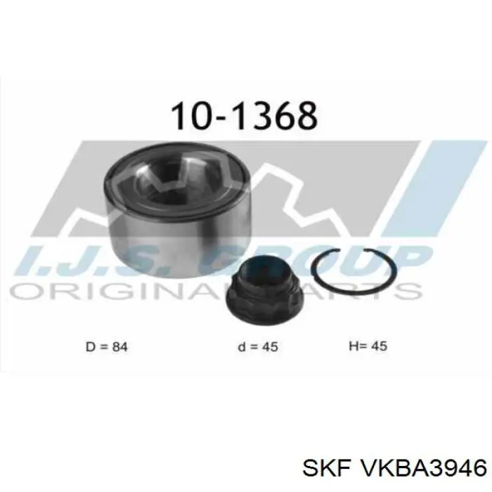 Підшипник маточини передньої VKBA3946 SKF