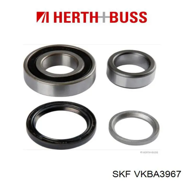 Підшипник маточини задньої SKF VKBA3967 ціна, від 25.01 USD