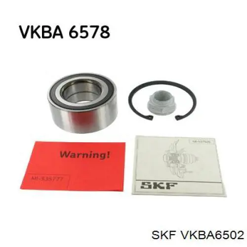 Підшипник маточини SKF VKBA6502
