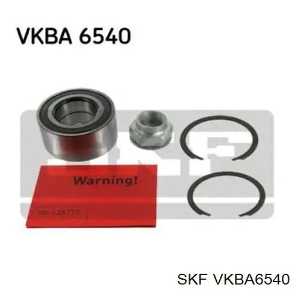 VKBA6540 SKF підшипник маточини передньої