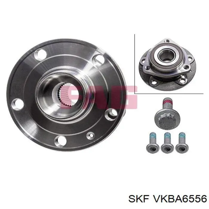 Маточина колеса передня SKF VKBA6556 ціна, від 84.65 USD