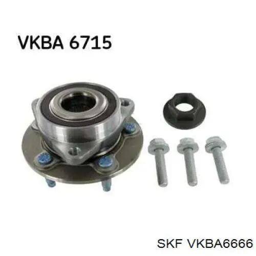 VKBA6666 SKF маточина задня