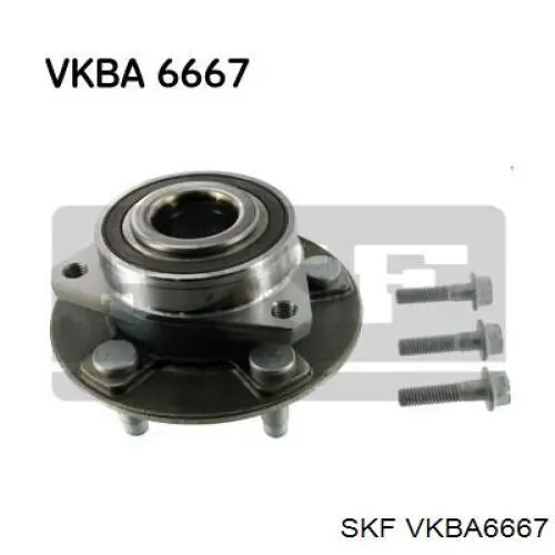 Задня маточина VKBA6667 SKF