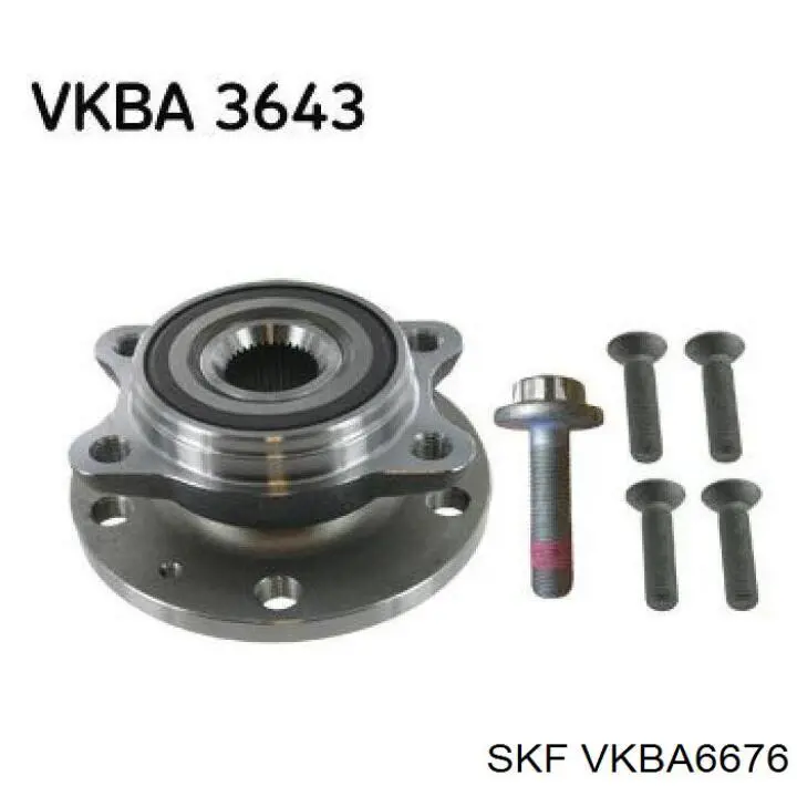 VKBA6676 SKF маточина передня