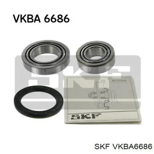 Підшипник маточини передньої VKBA6686 SKF