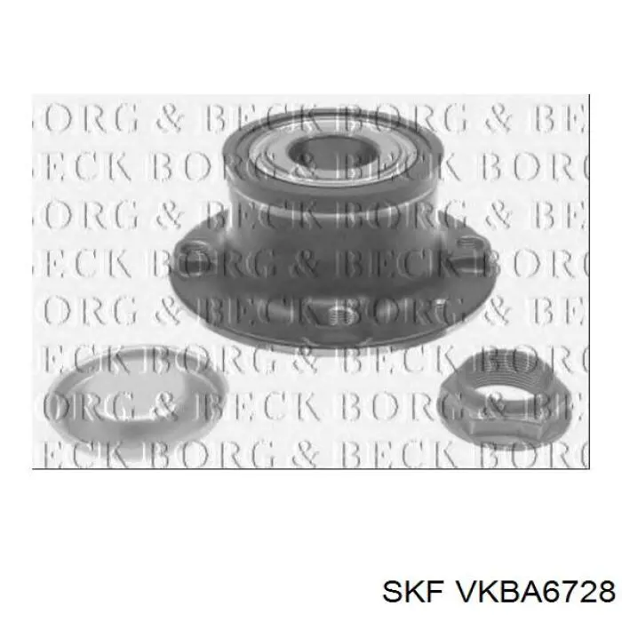 VKBA6728 SKF Маточина задня