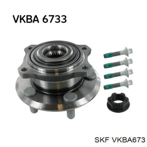 Купити VKBA673 SKF Підшипник задньої ступиці