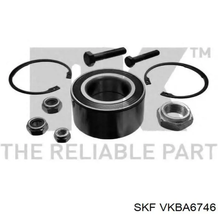 Підшипник маточини SKF VKBA6746