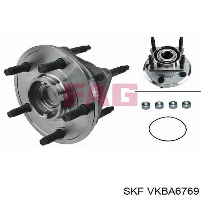 Задня маточина VKBA6769 SKF