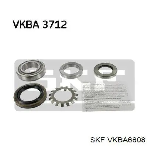 VKBA6808 SKF маточина задня