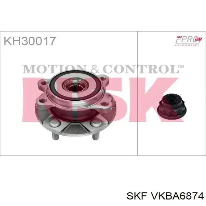 Маточина передня VKBA6874 SKF