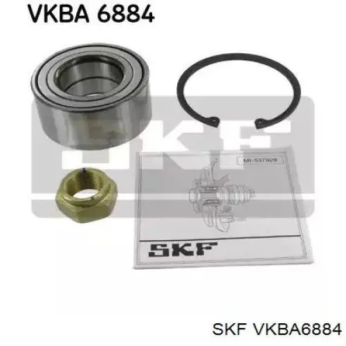 Комплект підшипник маточини передньої SKF VKBA6884 ціна, від 1687.5 UAH