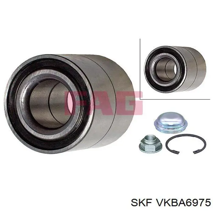 Підшипник маточини задньої VKBA6975 SKF