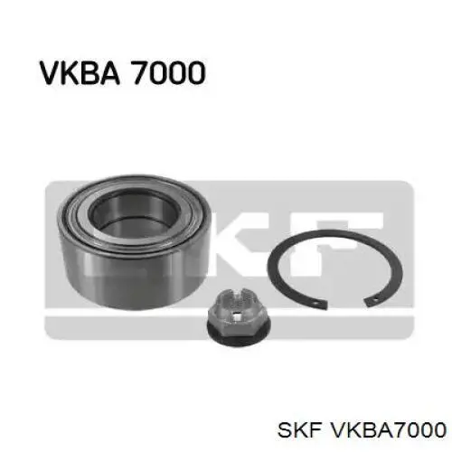 VKBA7000 SKF підшипник маточини задньої