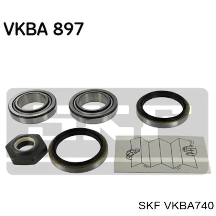 Підшипник маточини передньої VKBA740 SKF