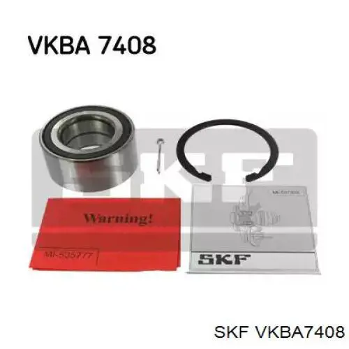 VKBA7408 SKF підшипник маточини передньої