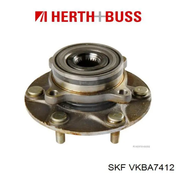 Комплект підшипник маточини передньої SKF VKBA7412 ціна, від 142.02 USD