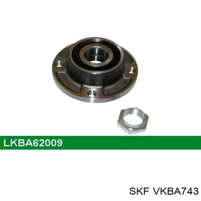 VKBA743 SKF Маточина задня