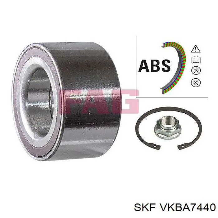 VKBA7440 SKF Підшипник ступиці задньої