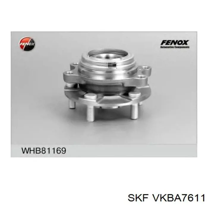 Маточина колеса передня SKF VKBA7611 ціна, від 82.88 USD